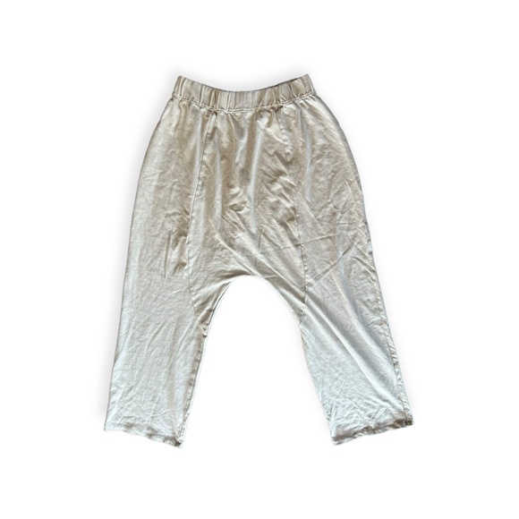 Zara pants casual batwing cream medium cotton - Picture 1 of 7